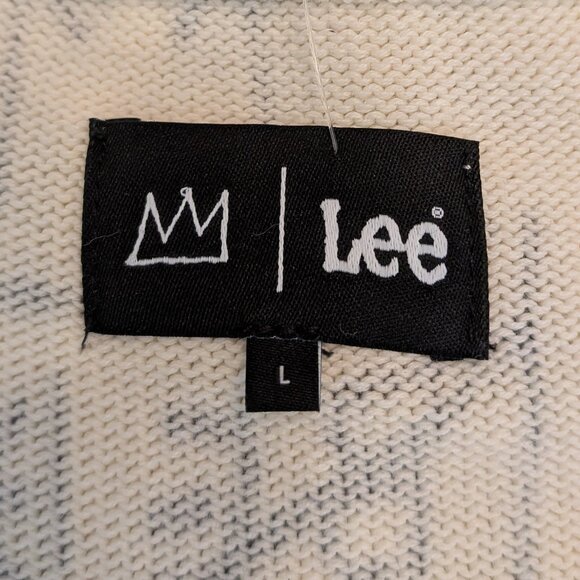Lee x Jean-Michel Basquiat Scribble Artwork Sweatshirt LARGE NWT - Picture 12 of 16